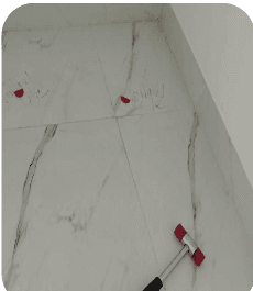 Hollow Flooring - CoreCheck On-Site Inspection Photo