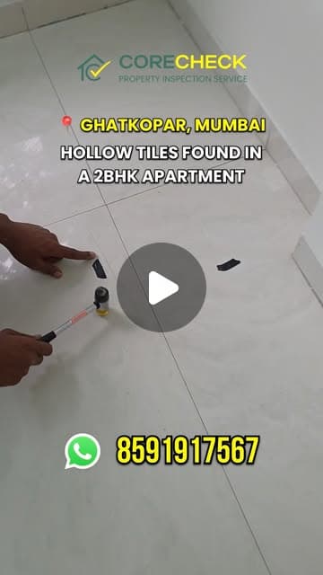 Acoustic Tap-Test Exposes Major Hollow Flooring in Brand-New 2BHK